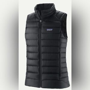 Patagonia Black Down Vest Womens Small 800 Fill Lightweight